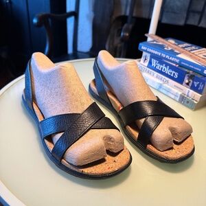 New, MERRELL, Napa Valley sling Sandal, Size 9M Black (Dark Malbec)